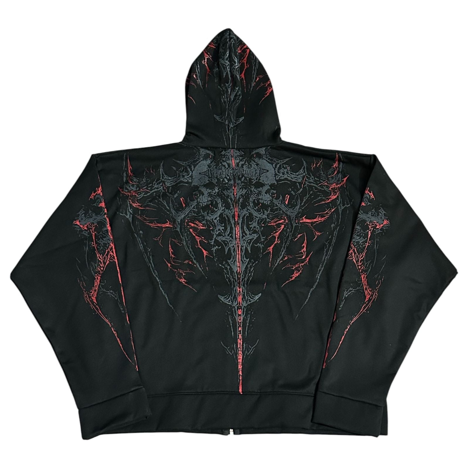 HOODIE TWO SKULLS BREATHEDIVINITY