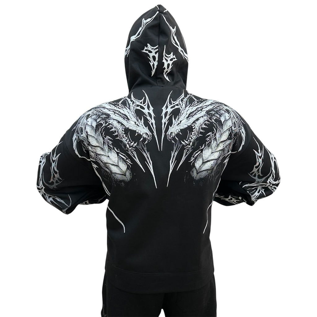HOODIE LEVIATHAN TARNISHED ZIP-UP BREATHEDIVINITY